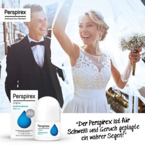 Perspirex Original Antitranspirant Deo Roller 20ml - Der ultimative Schutz gegen Schweiß und Geruch