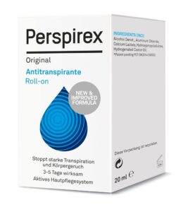 Perspirex Original Antitranspirant Deo Roller – 20ml für langanhaltenden Schutz