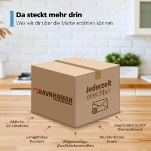 RAVN HAMAN Bürostuhlrollen Weiß 10 mm x 22 mm - 5er Set