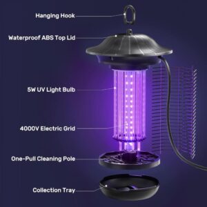 Sahara Sailor Elektrischer Insektenvernichter: Leistungsstarker Mosquito Killer mit UV-Lampe