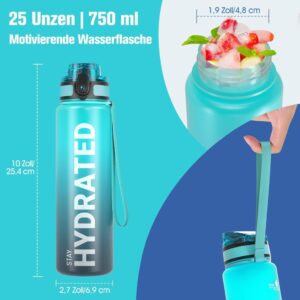 Sahara Sailor Trinkflasche 750ml - Dein perfekter Begleiter für ein gesundes und aktives Leben