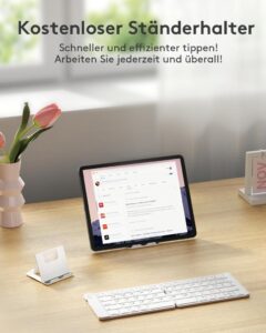 Samsers Faltbare Bluetooth Tastatur - Dein perfekter Begleiter für unterwegs