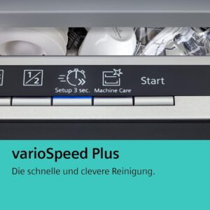 Siemens SX63EX02AE XXL-Geschirrspüler iQ300 - Vollintegrierte Spülmaschine mit HomeConnect und varioSpeed Plus