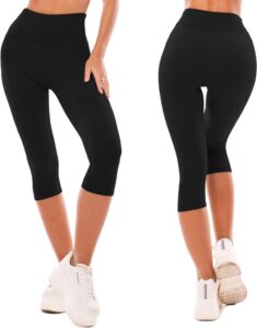 SINOPHANT High Waist Leggings für Damen in Schwarz - Elastisch, Blickdicht und in Großen Größen Verfügbar