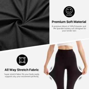 SINOPHANT High Waist Leggings für Damen in Schwarz - Elastisch, Blickdicht und in Großen Größen Verfügbar