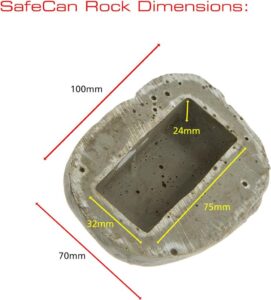 Sterling Safecan Key Safe Rock – Dein perfektes Versteck für Schlüssel