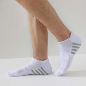 Stoeury Sneaker Socken für Herren und Damen - Atmungsaktive, gepolsterte Sportsocken