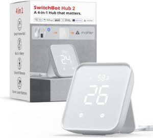 SwitchBot Hub 2: Smartes WLAN Thermometer Hygrometer und IR Fernbedienung