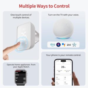 SwitchBot Hub 2: Smartes WLAN Thermometer Hygrometer und IR Fernbedienung