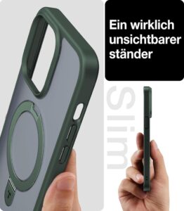 TORRAS Ostand iPhone 13 Pro Hülle mit MagSafe - Grün