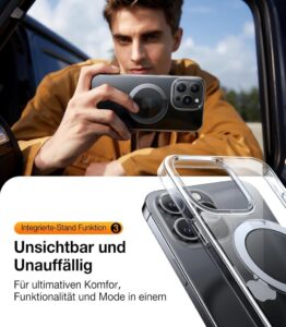 TORRAS Ostand iPhone 14 Pro Hülle - Innovativer Schutz mit MagSafe-Kompatibilität