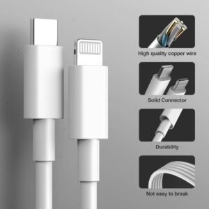 20W USB C Ladekabel und 2M Ladegerät für iPhone 14/14 Pro/14 Pro Max/13/12 /11/ X/XR/XS/Mini von Trefard