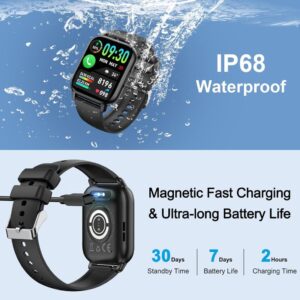 WeurGhy Y6 Smartwatch mit Telefonfunktion, 110+ Sportmodi und IP68 Wasserdicht - Ihr idealer Fitnessbegleiter