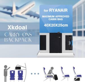 Xkdoai Handgepäck 40x20x25 - Dein perfekter Reiserucksack für Flugreisen