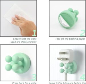 Zayin Silicone Toothbrush Zahnbürstenhalter und Rasiererhalter: Praktischer Multifunktions-Haken für jedes Badezimmer